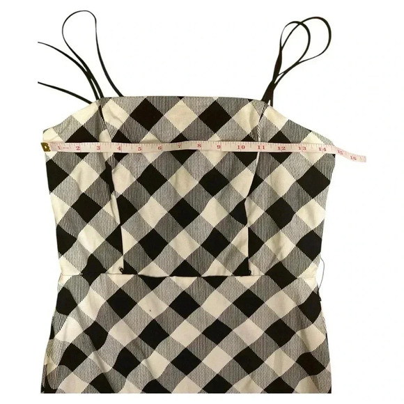 White House Black Market Gingham Sheath Dress Size 2 NWT - Picture 10 of 14